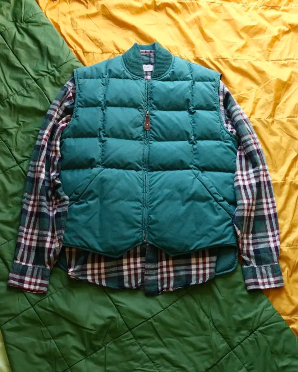 エディー バウアー 90s コットン シェル タイプ ケネディアン グースダウン ベスト