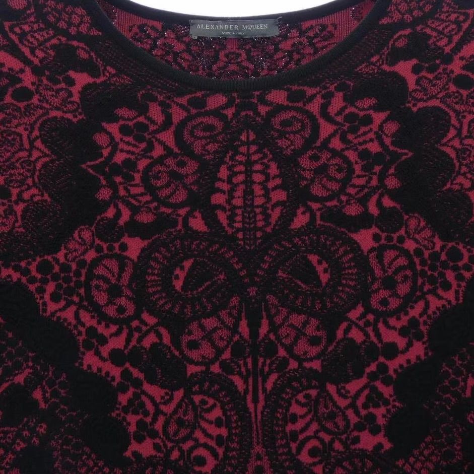 インターシャウールブレンドドレス