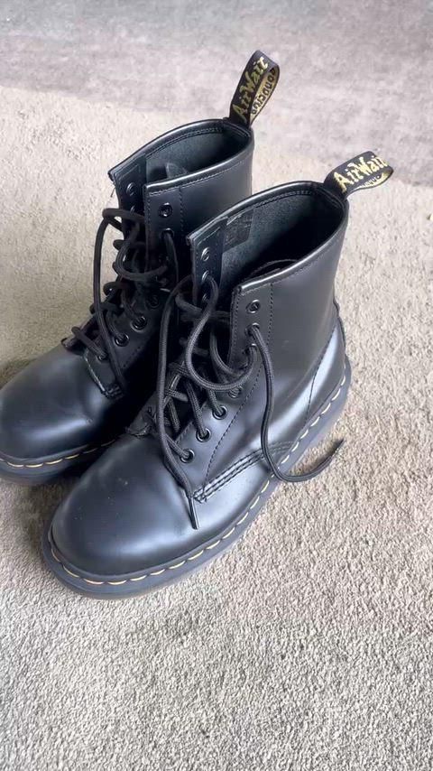 DR. MARTENS ドクターマーチン ブラック ウォーカーブーツ uk5