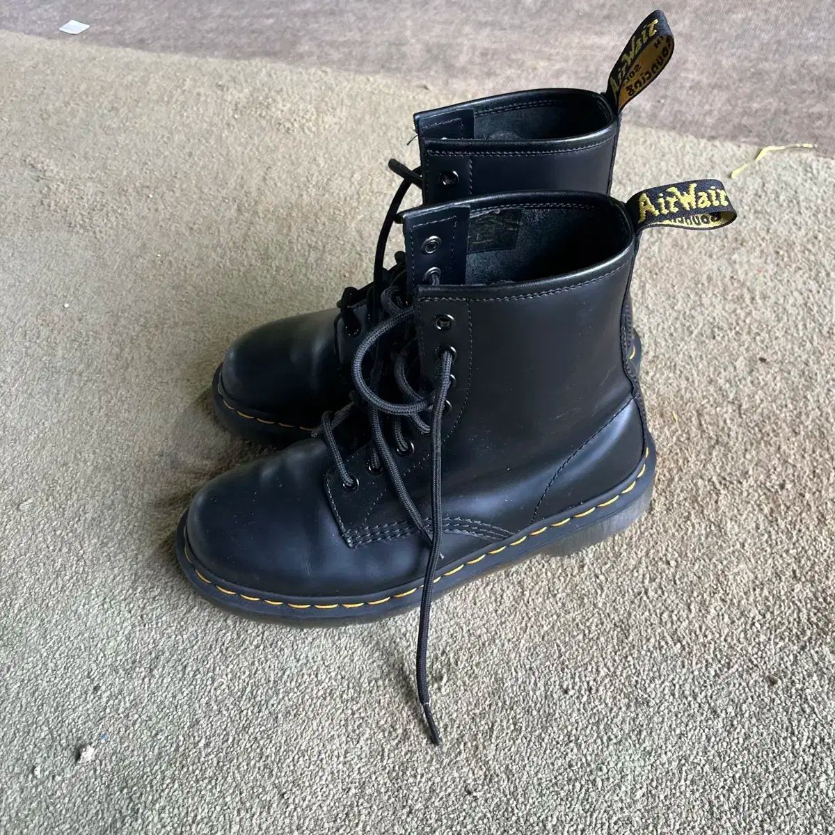 DR. MARTENS ドクターマーチン ブラック ウォーカーブーツ uk5