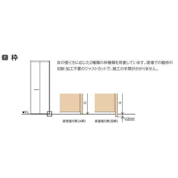 TA クローゼットドア 折戸レールタイプ 4枚折戸 DSCP-EAA 1220 W 1 188mm × H 2 023mm ノンケーシング枠 固定枠 LIXIL リクシル 埋込敷居 A枠 HRDEVELOPMENT_JP