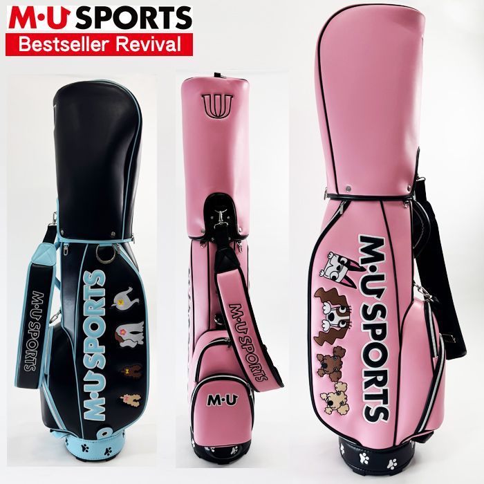 ベストセラー復刻 MU SPORTS MUスポーツ 8.5型 3.8kg キャディバッグ