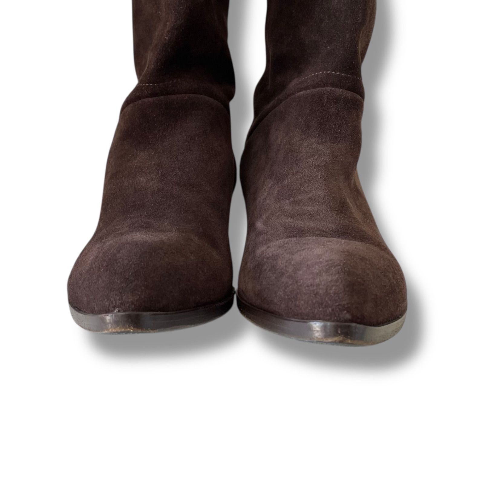 JIL SANDER ジルサンダー ロングレザーブーツ ブラウン レディース 本