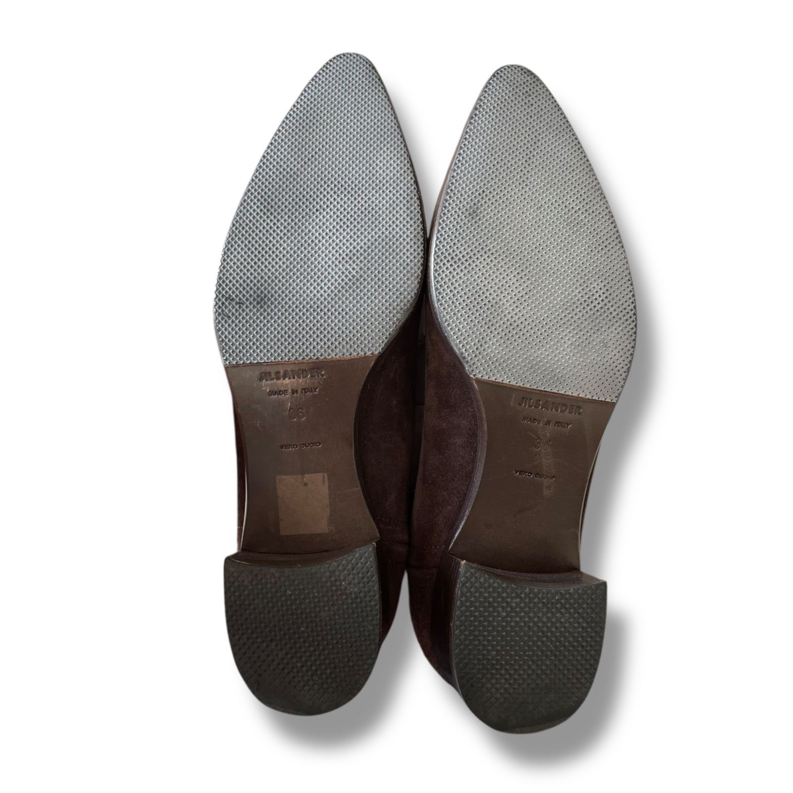 JIL SANDER ジルサンダー ロングレザーブーツ ブラウン JIL SANDER ジルサンダー ロングレザーブーツ ブラウン