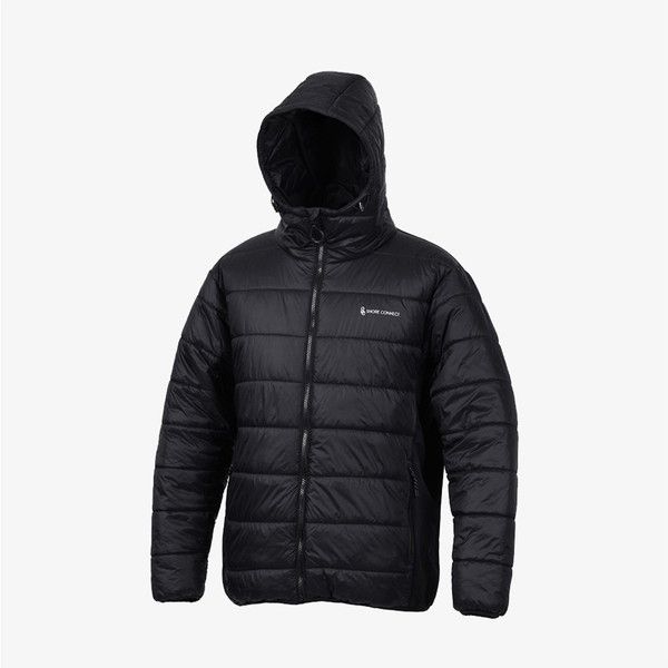 双進 防寒服アウター 10017 SC ライトウォームフーディー ブラック 2XL