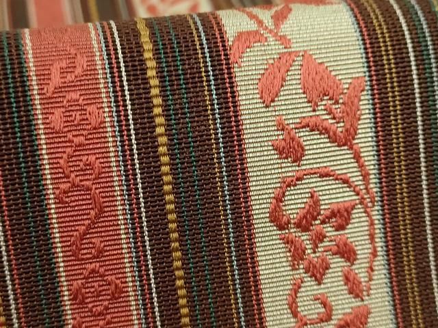 平和屋着物■極上　夏物　本場筑前博多織　八寸名古屋帯　紗献上　逸品　DZAA9804kh5 平和屋着物□極上 夏物 本場筑前博多織 八寸名古屋帯 紗献上 逸品