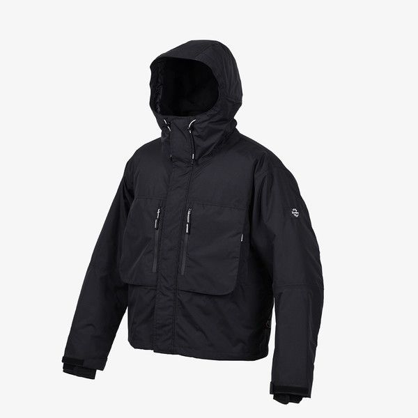 双進 防寒服アウター 5463 RV ウォームウェーディングジャケット ブラック M