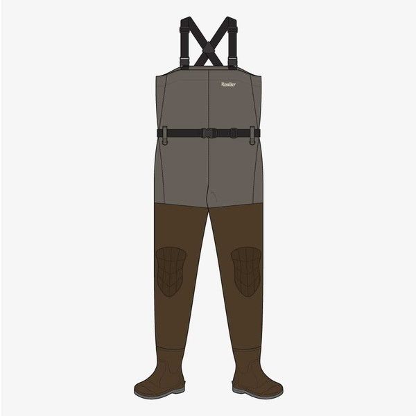 双進 ウェーダー 5464 RV ハイブリッドウェーダーCR グレージュ L