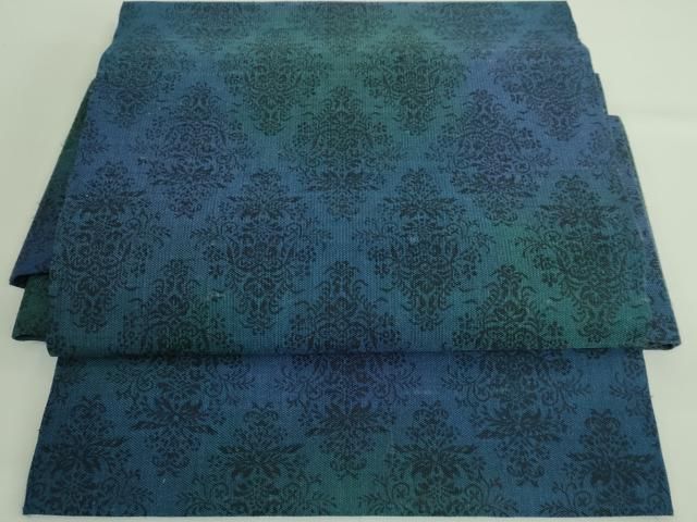 平和屋着物 上 つけ帯 紬地 花菱文 DZAB0022kh5