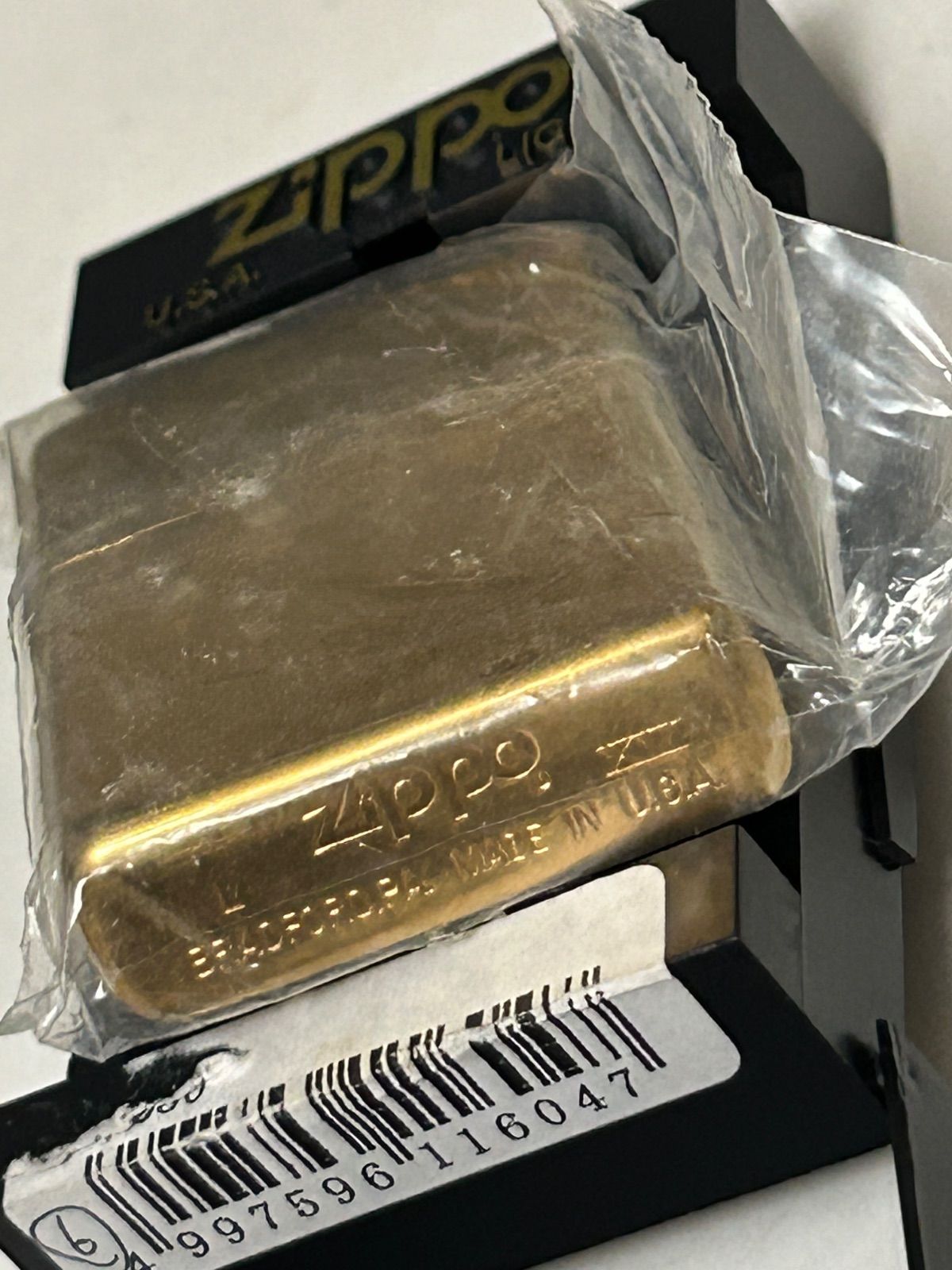 U.S.A.99年製刻印ブラスジッポーフルセットパッケージ完全