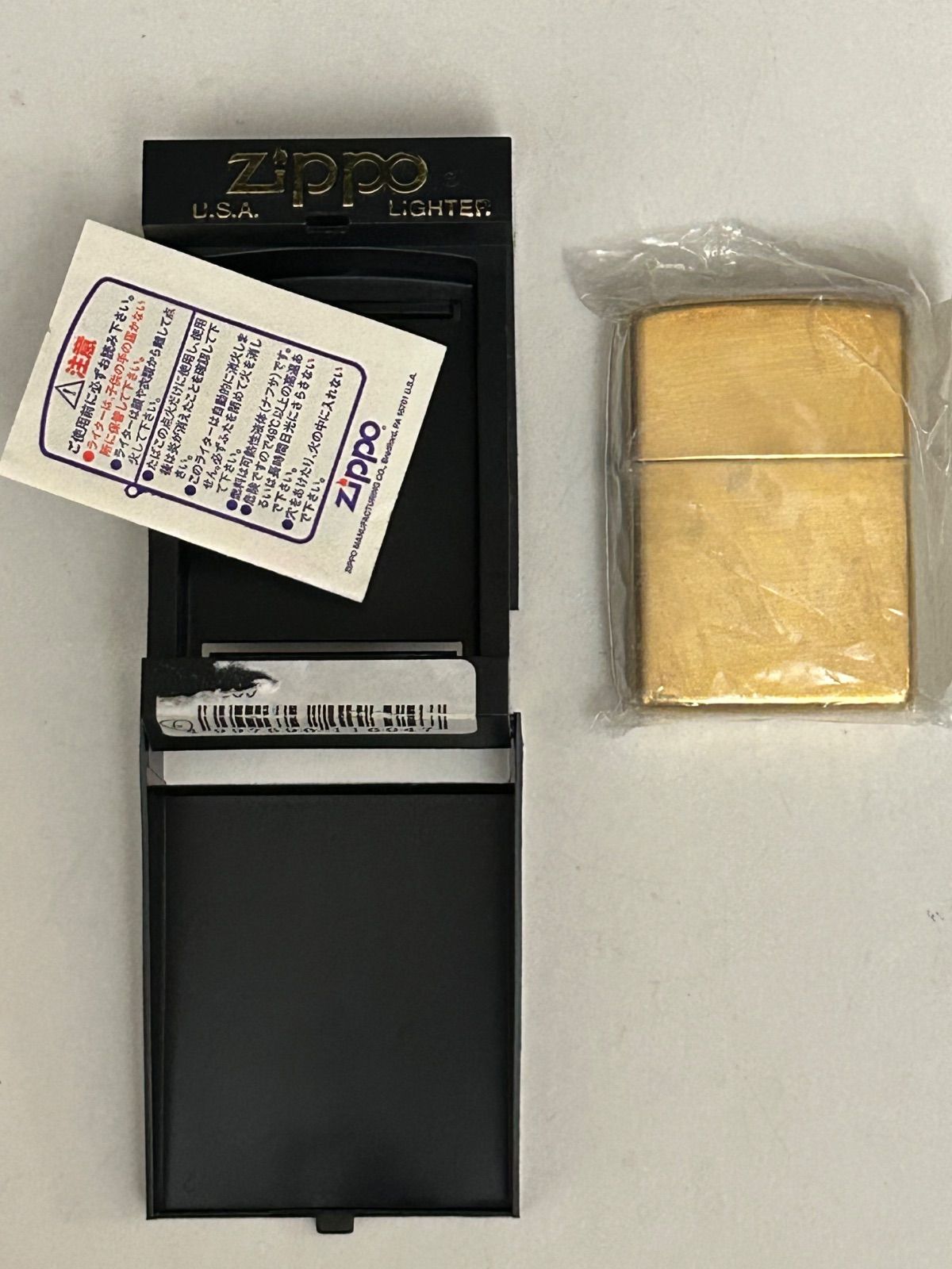 U.S.A.99年製刻印ブラスジッポーフルセットパッケージ完全