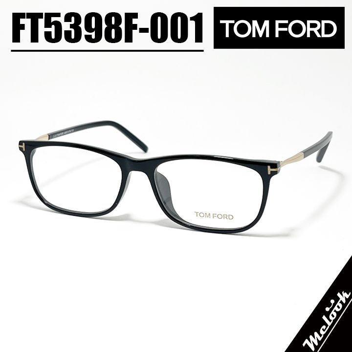 TOM FORD トムフォード クラシック メンズ レディース 眼鏡 メガネ フレーム サングラス FT5398F-001-54 TF5398F-001-54 ブラック | ゴールド
