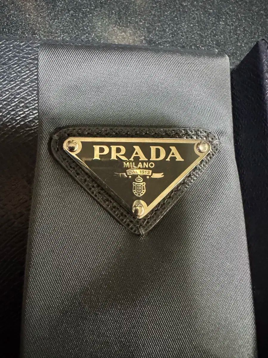 プラダ ギャバジン リナイロン ネクタイ タイ