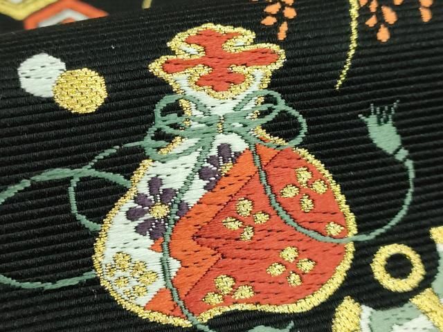平和屋着物□極上 西陣の老舗 1782年創業 山下織物 六通柄袋帯 唐織
