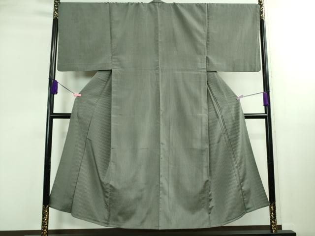 平和屋着物 上 男性 お召 単衣 縞 kh 5