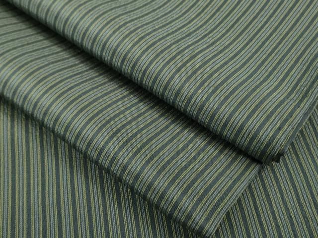 平和屋着物 上 男性 お召 単衣 縞 DZAB0352kh5