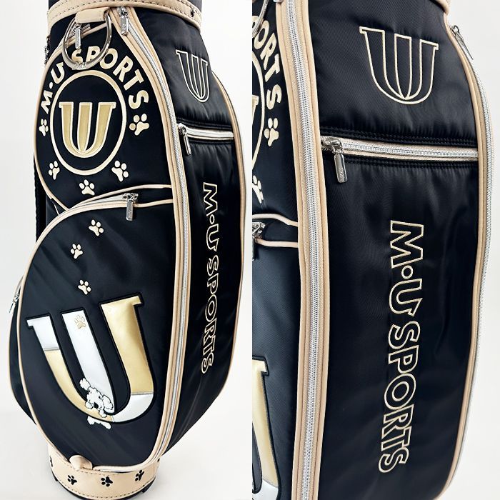 ≪ MU SPORTS ≫ 703R6152　8.5型 BE キャディバック ベストセラー復刻 MU SPORTS MUスポーツ 8.5型 3.5kg キャディバッグ