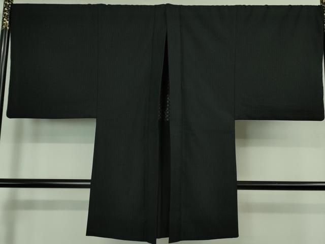 平和屋着物□極上 男性 お召 アンサンブル キングサイズ 23区 オン