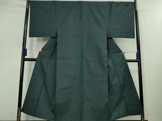 平和屋着物 上 男性 本場大島紬 アンサンブル 長羽織 一元絣 7マルキ 濃紺地 kh 5