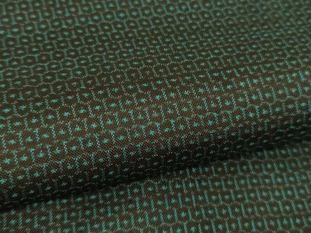  平和屋着物 上 男性 本場大島紬 アンサンブル 長羽織 100亀甲 総詰め 錆鉄御納戸色 羽裏 龍 kh 5 着物セット 着物 浴衣