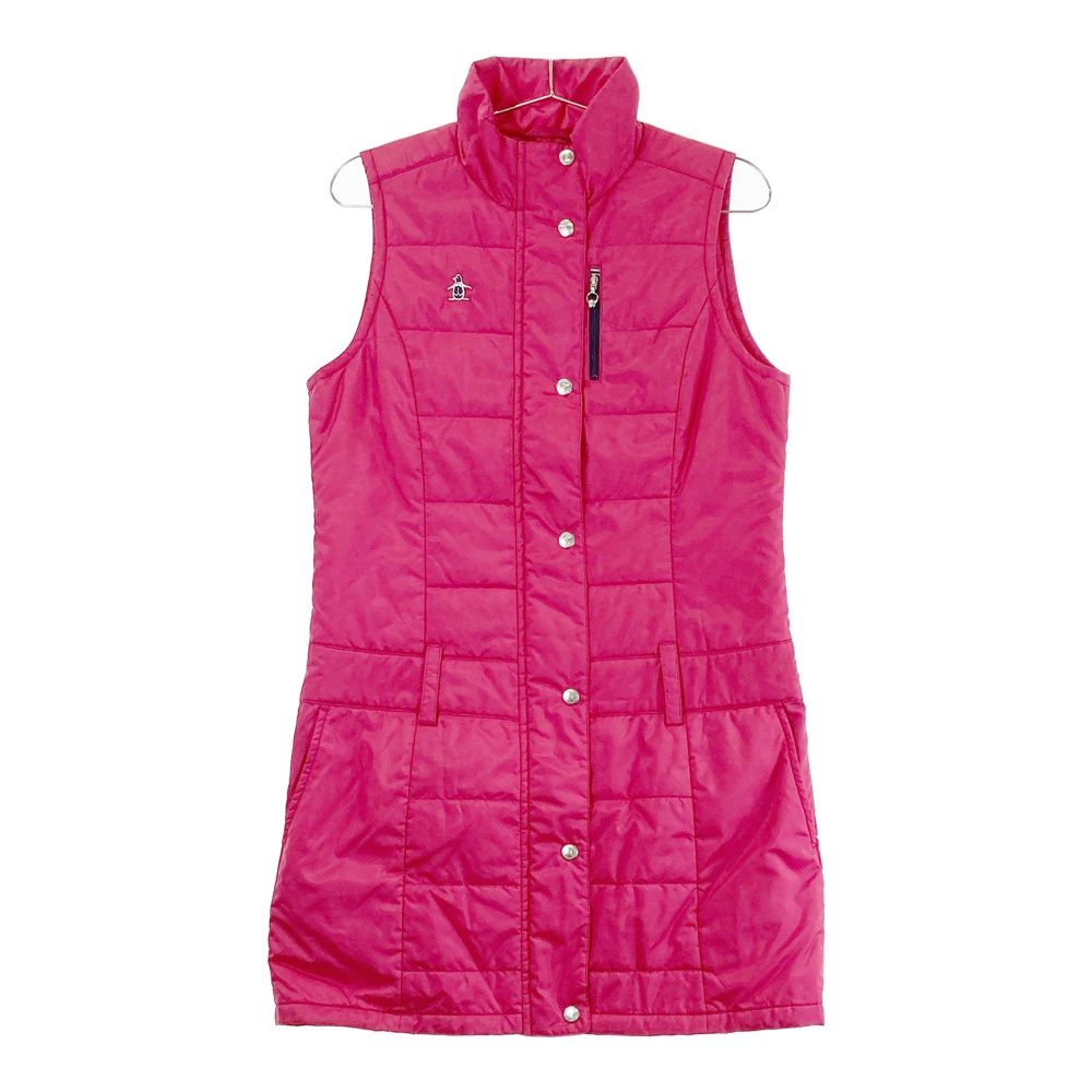 サイズ：M MUNSING WEAR マンシングウェア 中綿 ワンピース ピンク系