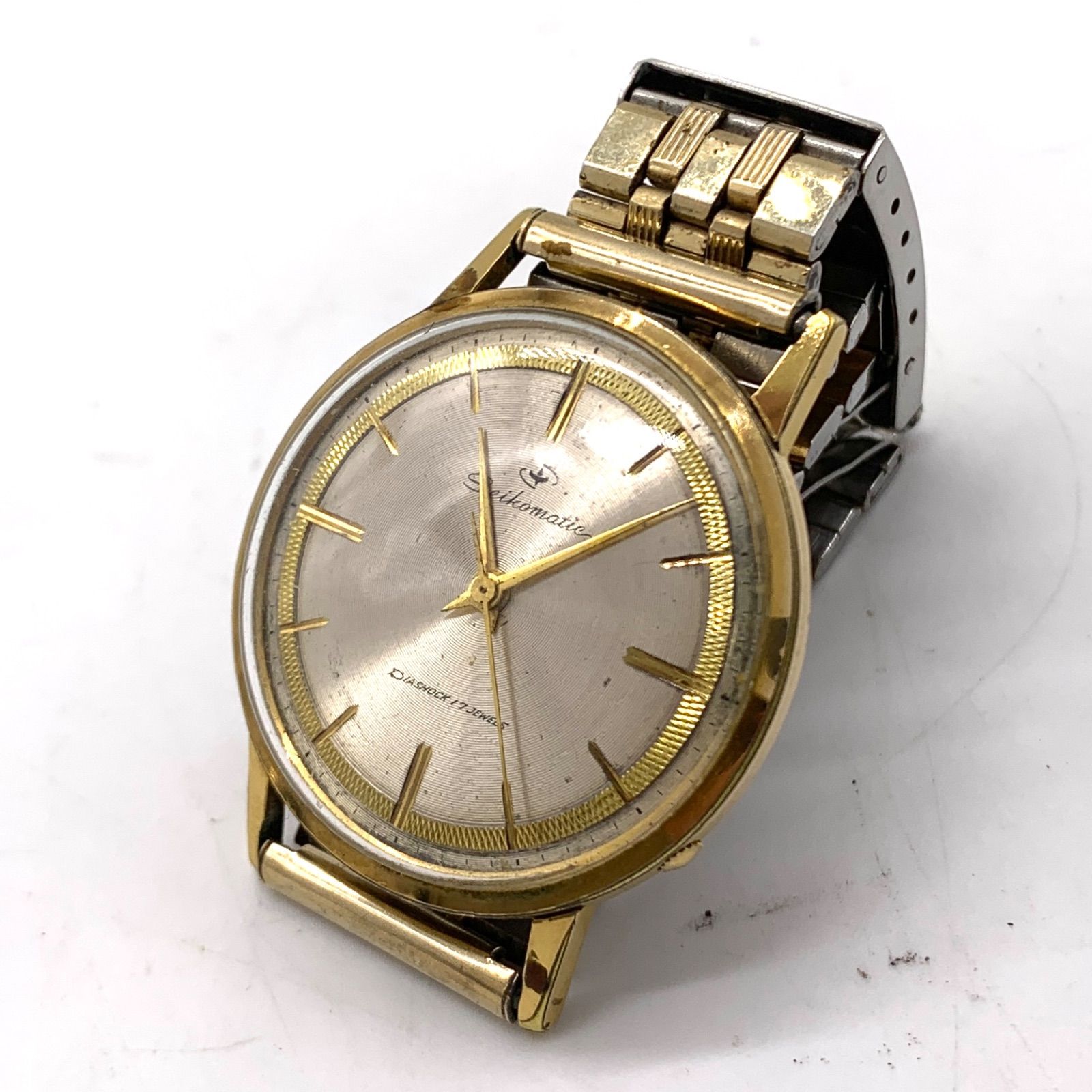 稼働品】SEIKO 腕時計 セイコーマチック DIASHOCK 17 JEWELS - メルカリ