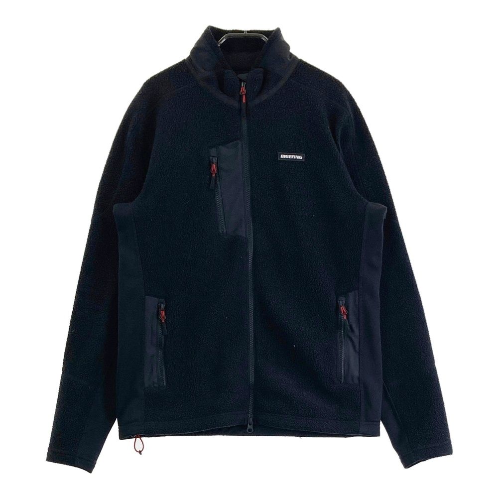 サイズ M BRIEFING GOLF ブリーフィング ボア ジップジャケット ブラック系 240101542511 ゴルフウェア メンズ ストスト