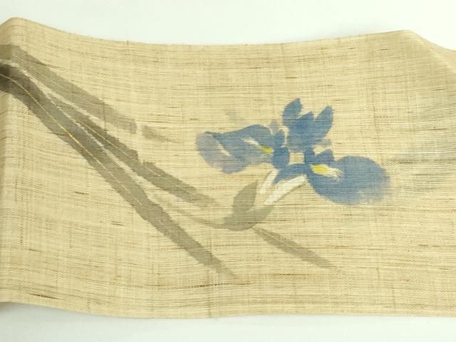 平和屋着物□極上 夏物 染色作家 桐山紫香 手描き 九寸名古屋帯