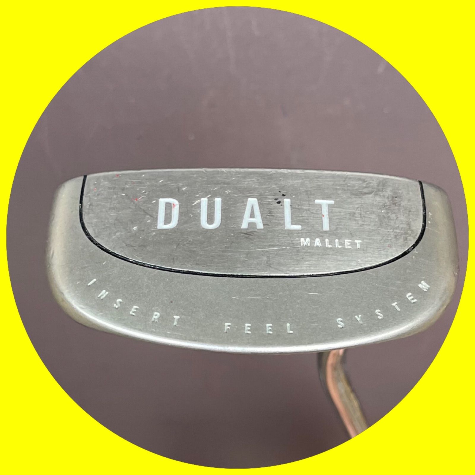 57-3010-065 DUALT 再入荷 み MALLET パター 34インチ 構えやすくて転がりの良いパター