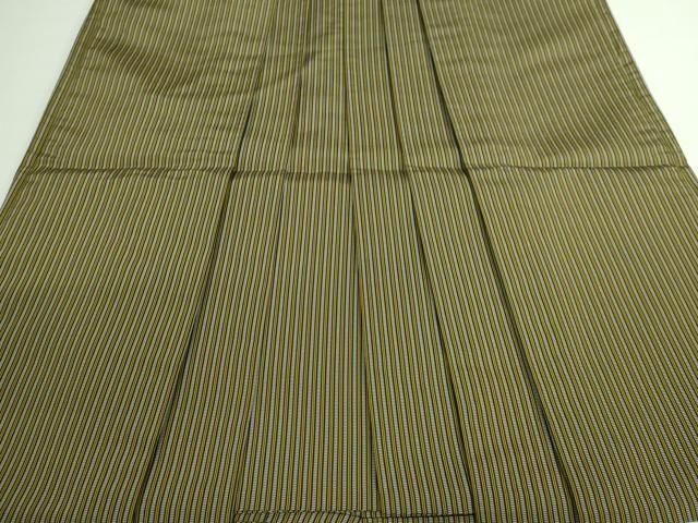 平和屋着物 上 男性 精巧神代平 馬乗り袴 縞 kh 5