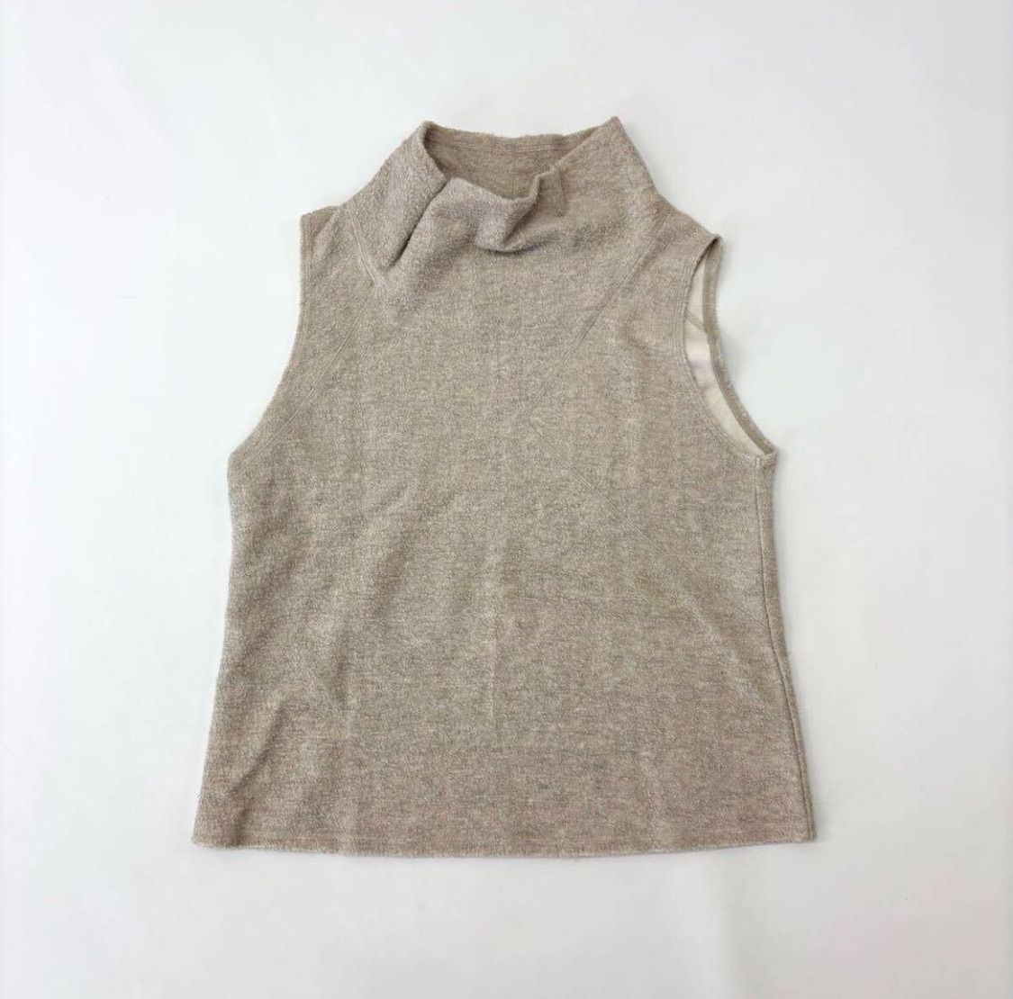 25ss 2025 Babaghuri ババグーリ JURGEN LEHL ヨーガンレール コットン リネン パイル ベスト サイズ M 定価30 800円 709-0070