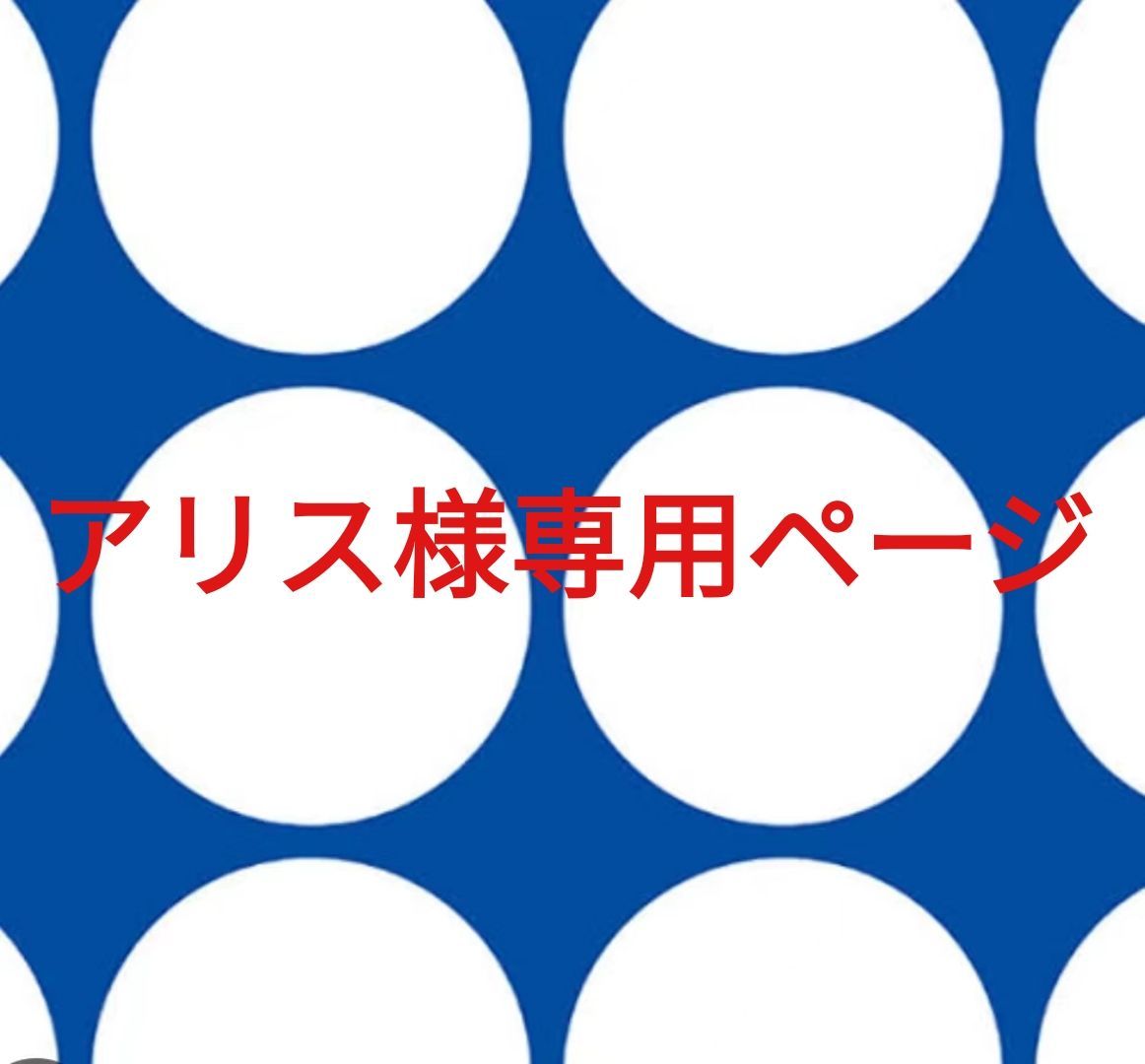 アリス様専用ページ ありす様の専用ページ アリス様 専用 アリスさま