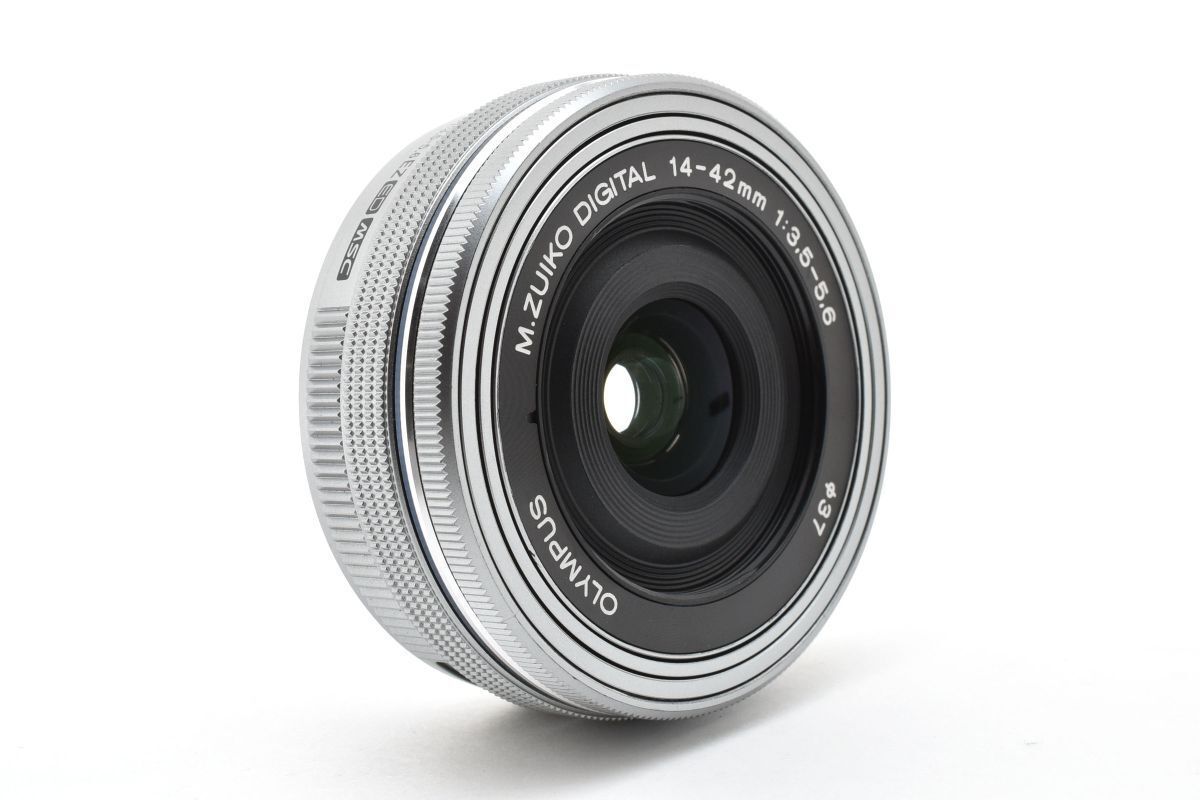  OLYMPUS M ZUIKO DIGITAL ED 14 42 mm F 3 5 6 EZ シルバー AYM 4796 33 レンズ(ズーム) カメラ