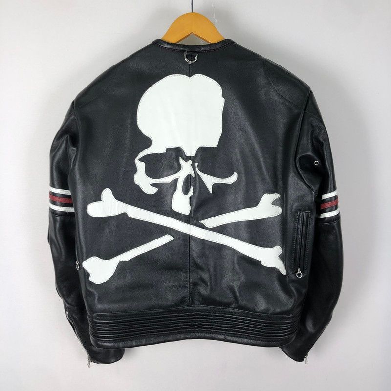 品 VANSON バンソン × MASTERMIND マスターマインド 別注 コラボ STAR LEATHER RIDERES JACKET MW24C12-BL102 スター レザー ライダースジャケット 145-251028-yo-24-tei