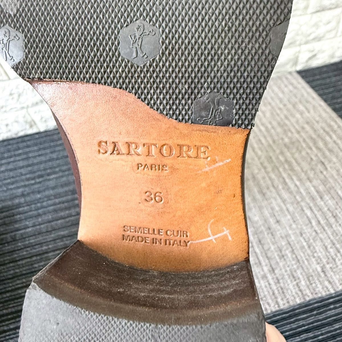 レザー ブラウン