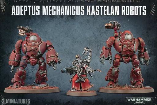 ミニチュアゲーム アデプトゥス メカニクス カステランロボット ウォーハンマー40000 Adeptus Mechanicus Kastelan Robots 59-16