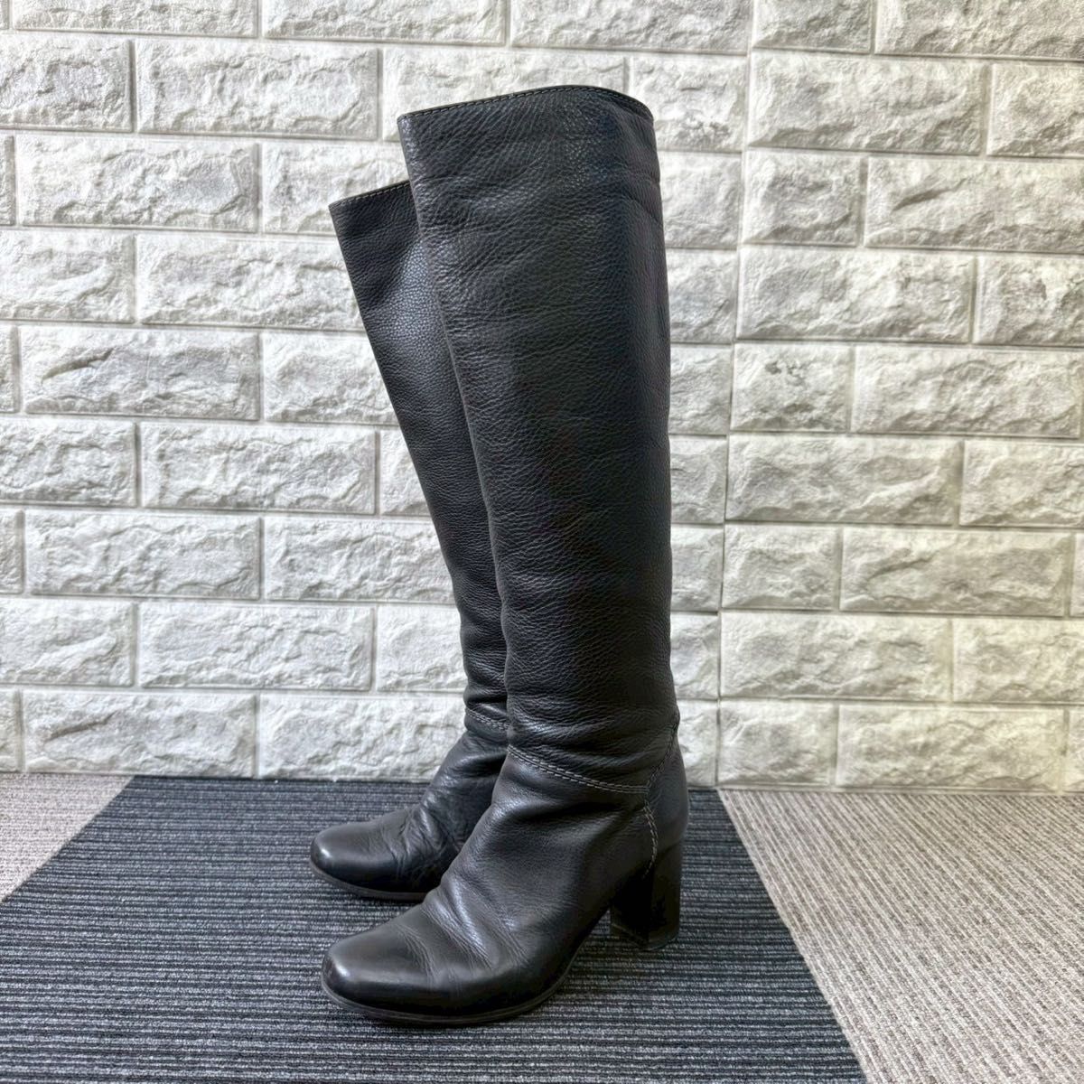 Chloe クロエ レザー ロングブーツ ブラック