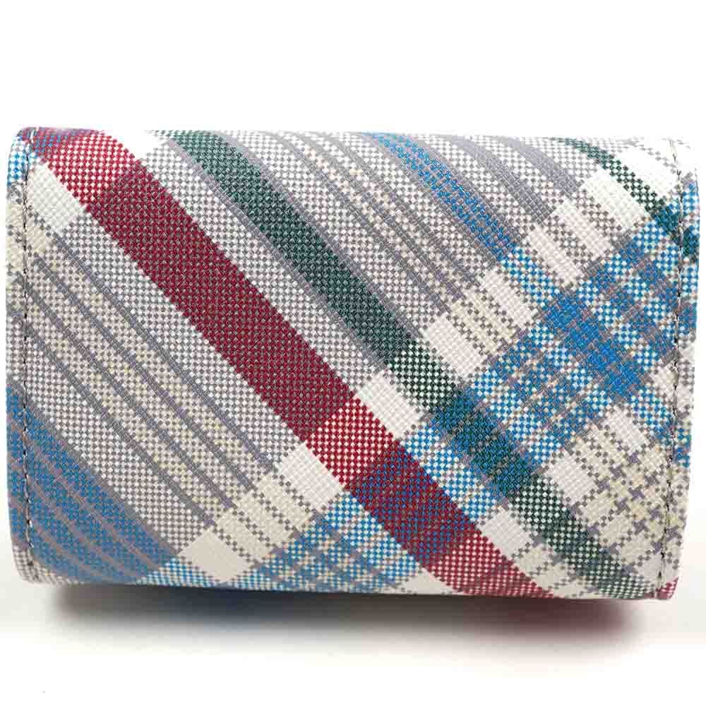ヴィヴィアンウエストウッド 財布 ミニ財布 三つ折り財布 レデイース Small Wallet SAFFIANO ENV BILLFOLD PKT MADRAS CHECK Vivienne Westwood 51150009U-L0057-O101