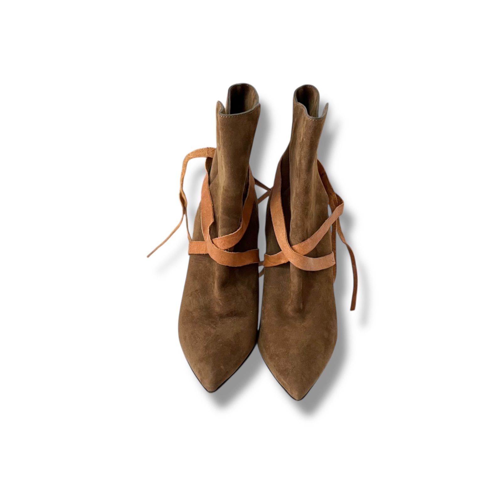 美品✨ イザベル マラン エトワール ブーツ スエード ISABEL MARANT イザベルマラン ショートブーツ ブラウン ヒール付き