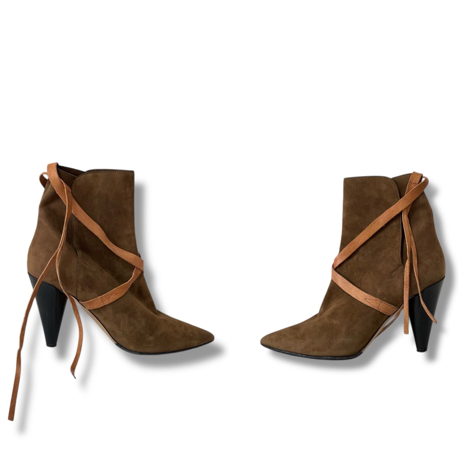 ISABEL MARANT イザベルマラン ショートブーツ ブラウン ヒール付き