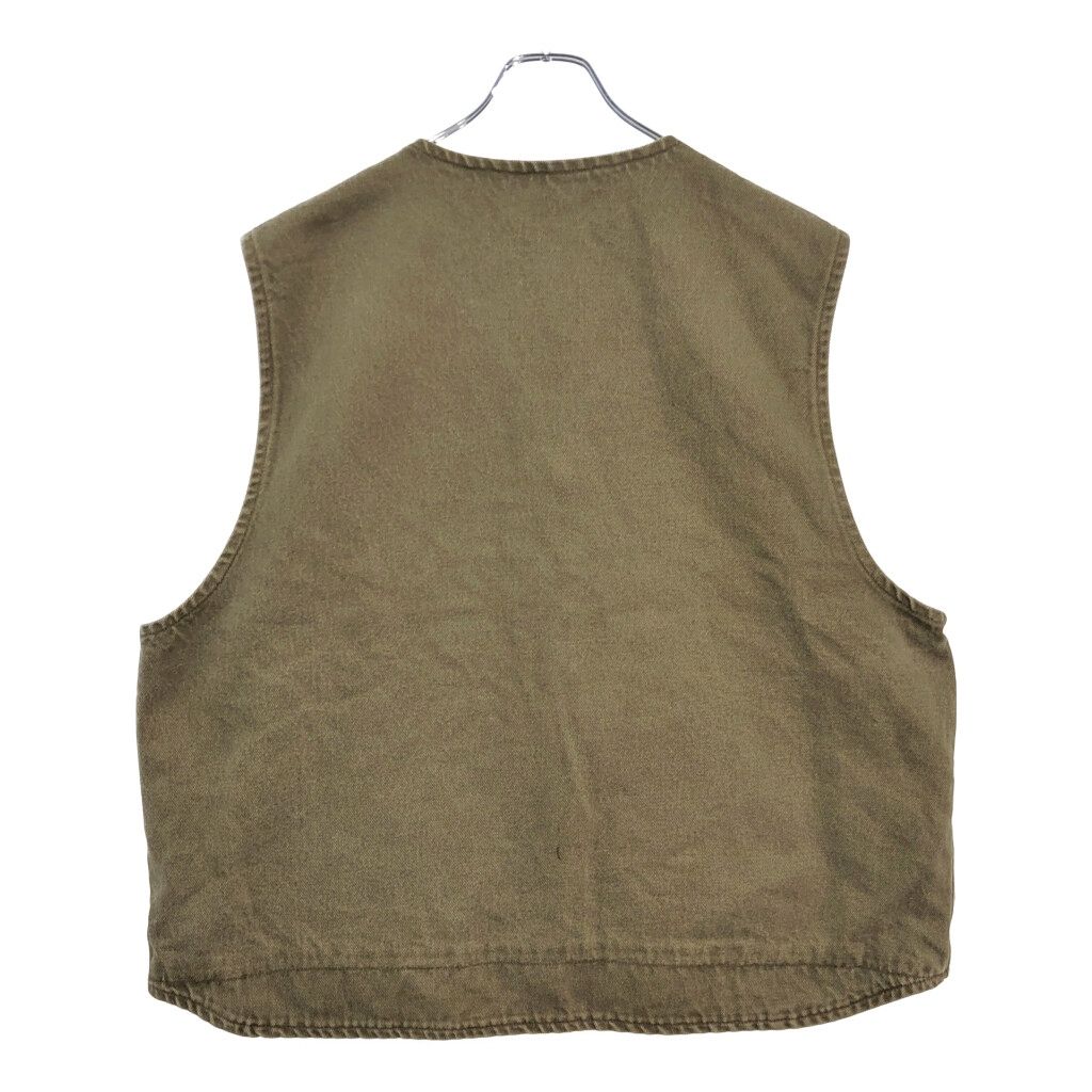 Carhartt カーハート ダックボアベスト 大きいサイズ カーキ メンズ 2XL 古着 V6426