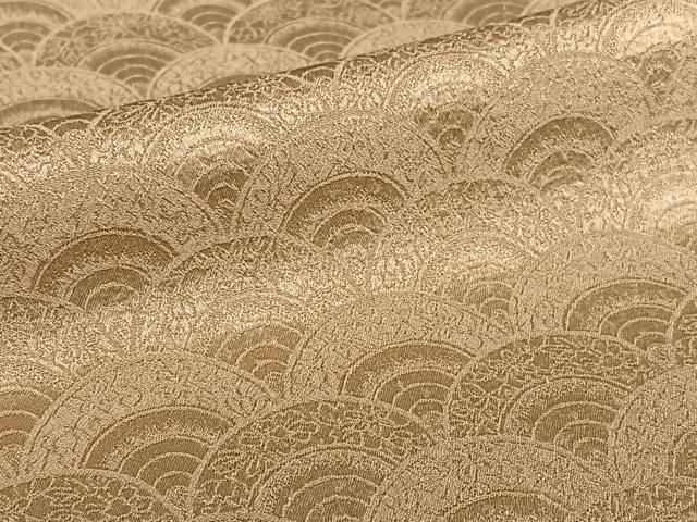 花青海波地紋 香染色