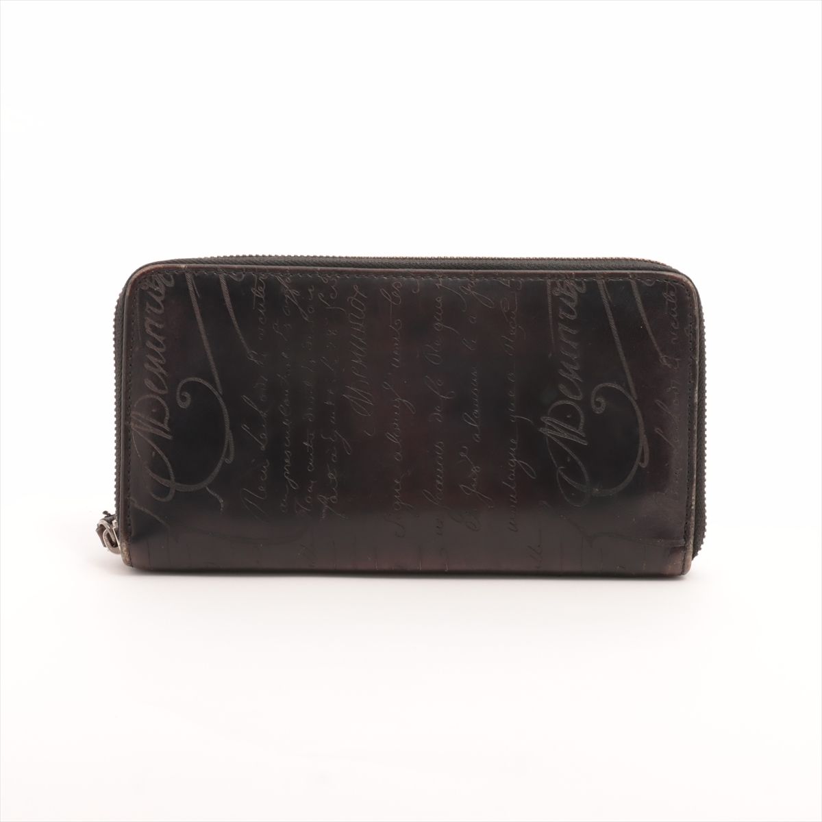 ベルルッティ イタウバ カリグラフィ レザー 長財布 ロング ウォレット ラウンドファスナー 二つ折り メンズ RRE CA25-5