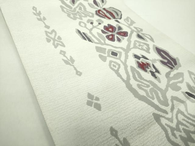 平和屋着物○八寸名古屋帯 草花間道 正絹 逸品 DAAY1373ps - メルカリ