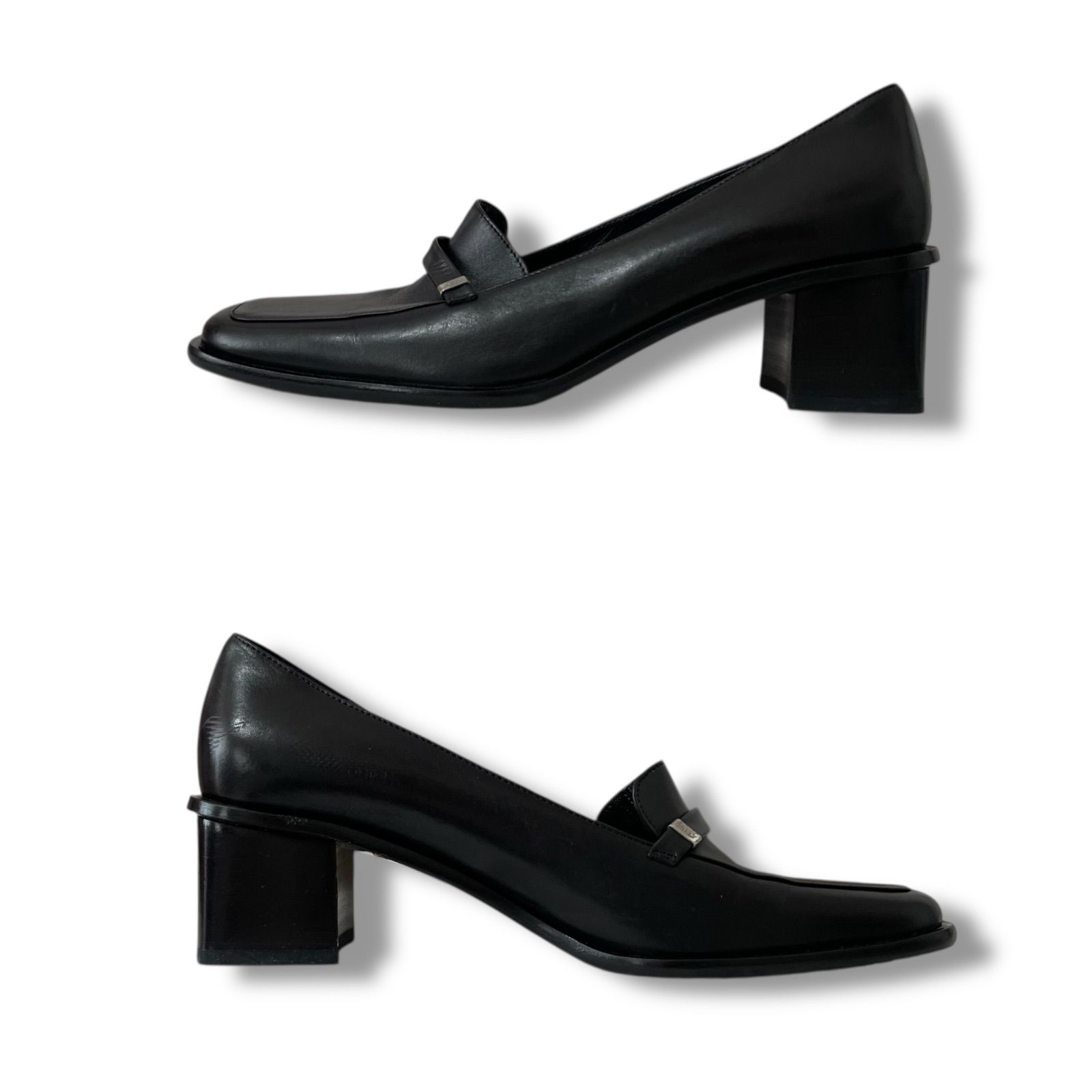 BALLY パンプス　❤️ 新品未使用品 上質な革　丁寧な造り　上品 BALLY バリー レザー スクエアトゥ パンプス レディース 本革 上品