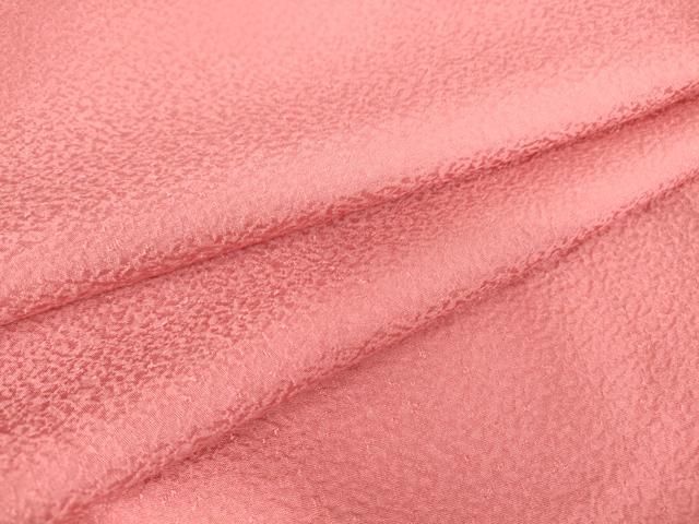 平和屋着物●上質な色無地 紋意匠 真朱色 松坂屋扱い ロング丈 正絹 DAAX3778az