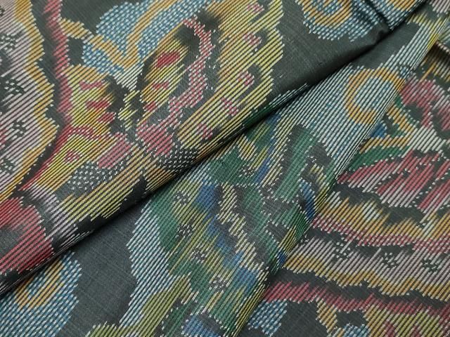 平和屋着物●本場大島紬 舞蝶文 正絹 ♥ DAAY2442op