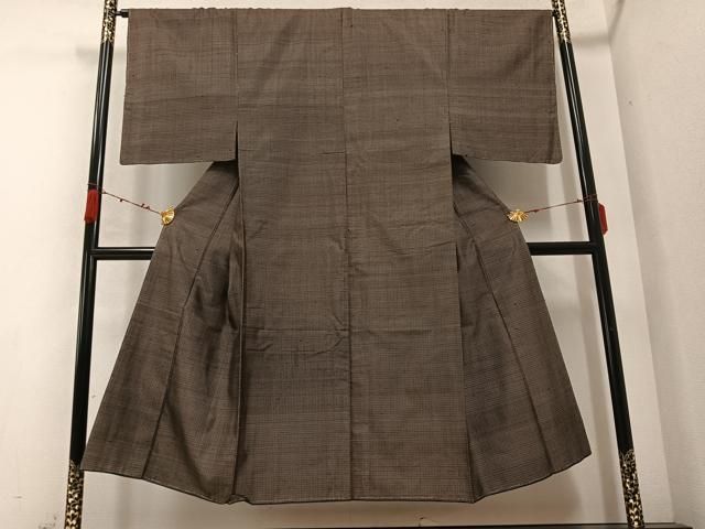 平和屋着物 男性 紬 アンサンブル 正絹 ph