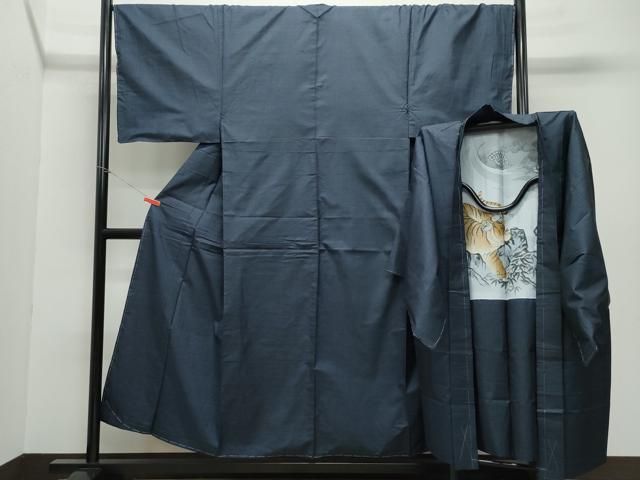 平和屋着物●男性 本場大島紬 アンサンブル 100亀甲 総詰め 正絹 CAAZ1151vf