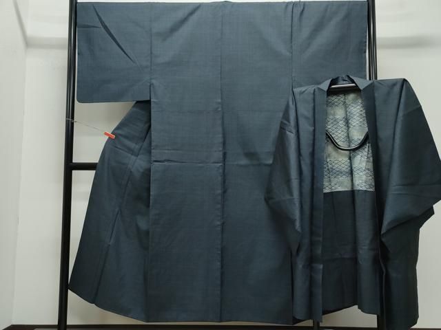 平和屋着物●男性 本場大島紬 アンサンブル 120亀甲 総詰め 正絹 CAAZ1152vf